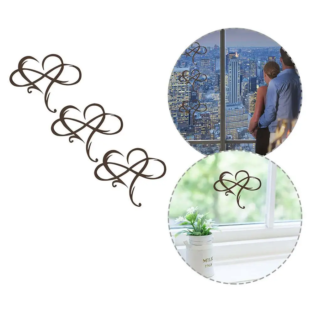 

Romantic Infinite Love Forever Heart Wall Sticker Bedroom Wallpaper Decoration Art Furniture Carved Rooms Decals Wall Kids X5Z5