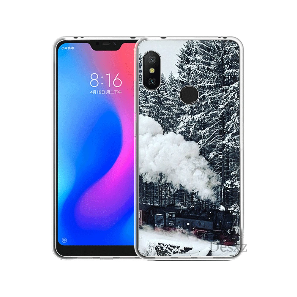 Чехол для мобильного телефона Xiaomi Redmi Note 6 7 Pro 5A 4 4X 3 5 Твердый чехол зимняя Снежная