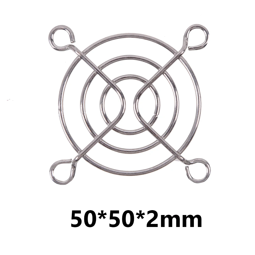 5PCS PC Case Cooling Fan Grill Silvery Metal Wire Finger Protector Guard Cover 40mm 50mm 60mm 70mm 80mm 90mm 120mm |