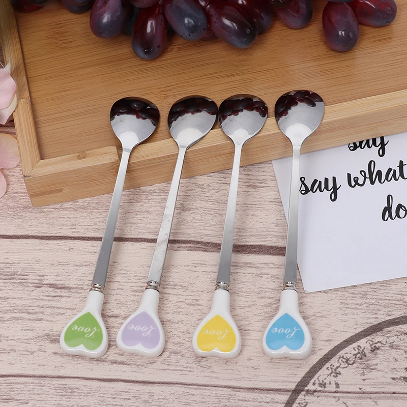 Ложка для мороженого в форме сердца из нержавеющей стали | Дом и сад