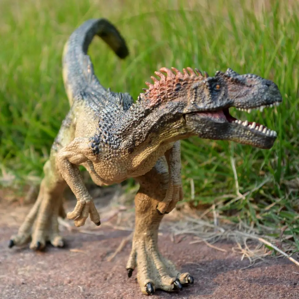 10 дюймов Дети моделирование статические динозавры Allosaurus животное новая модель