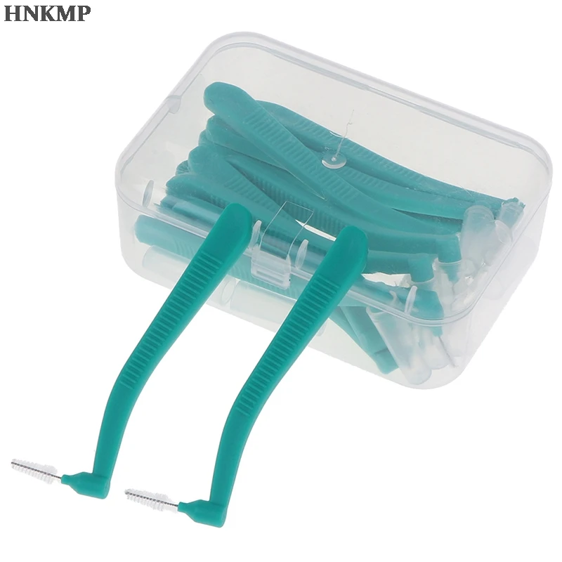 

L Shape Push-Pull Interdental Brush 20Pcs/box Oral Care Teeth Whitening Dental Tooth Pick Tooth Orthodontic Toothpick ToothBrush