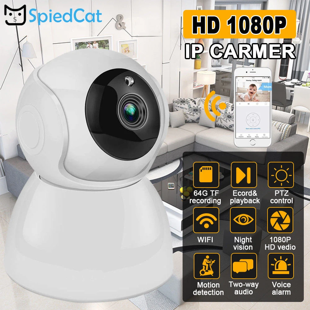 1080 P/720 P Мини Wi Fi IP P2P CCTV беспроводной монитор ночного видения камера для дома