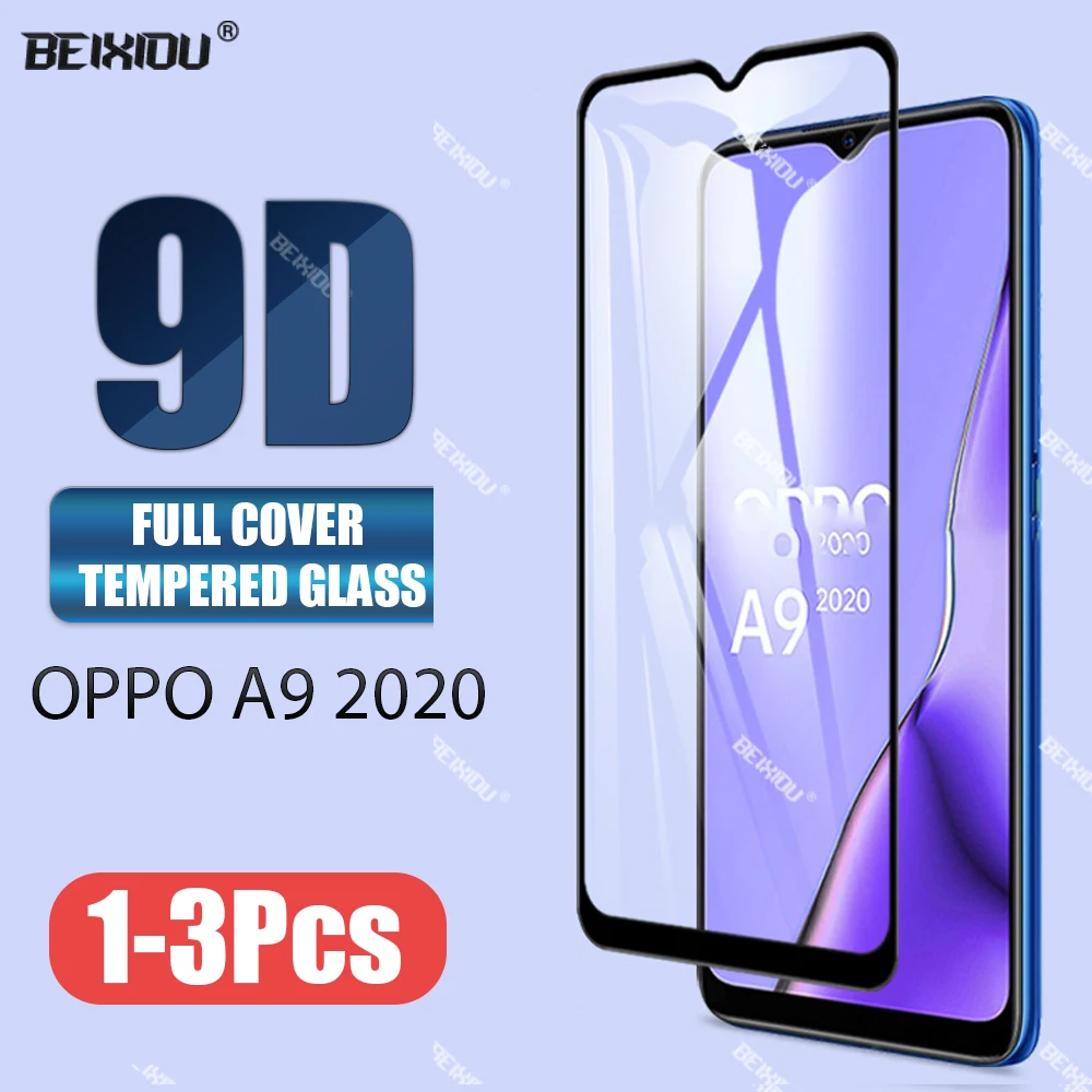Новое 9D закаленное стекло для Oppo A9 2020 полное покрытие защита экрана A11x стеклянная