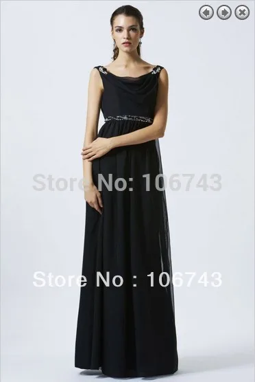 

Formal gown crystal beading long Evening elegant 2018 brides vestido longo black party prom gown mother of the bride dresses