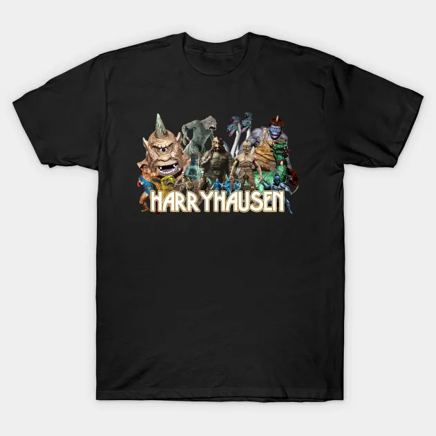 Мужская футболка Ray Harryhausen Creature Tribute Футболка женская футболка|Мужские футболки| |