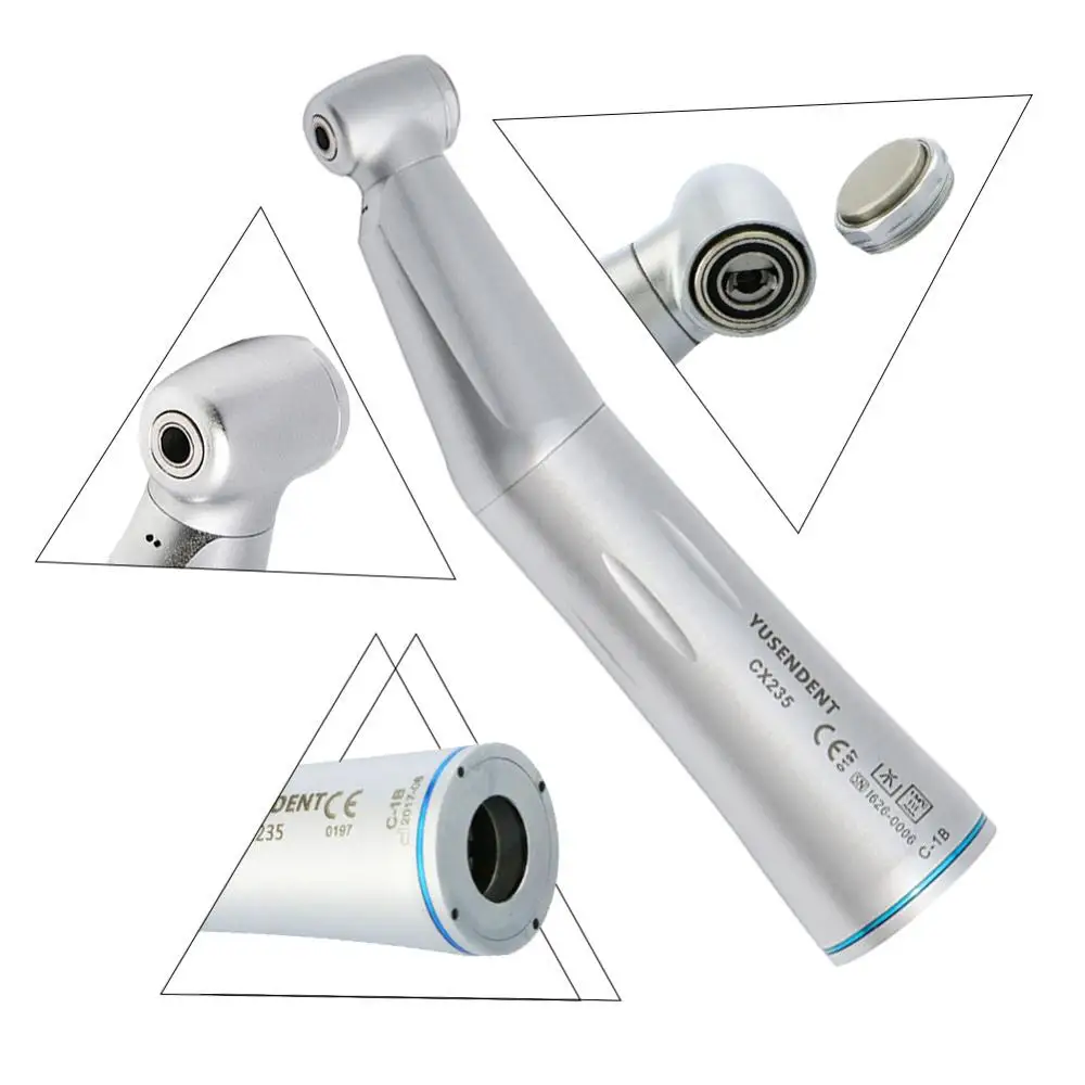 Стоматологический низкоскоростной наконечник с внутренним углом распыления