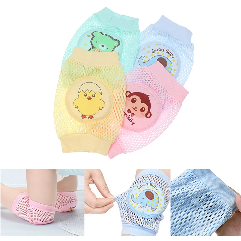 

Warmers Cotton 0-3 Year Babys Non-slip Baby Girls Boys Knee Pads Protector Crawling Elbow Kneepad Terry Thick Mesh Breathable