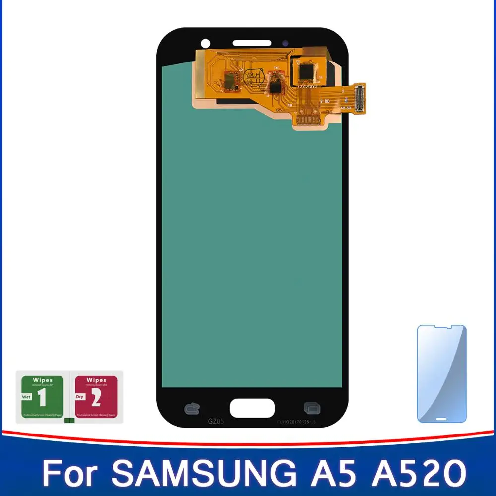 Дисплей для Oled SAMSUNG Galaxy A5 2017 A520 A520F SM сенсорный ЖК экран сенсорная панель 100%