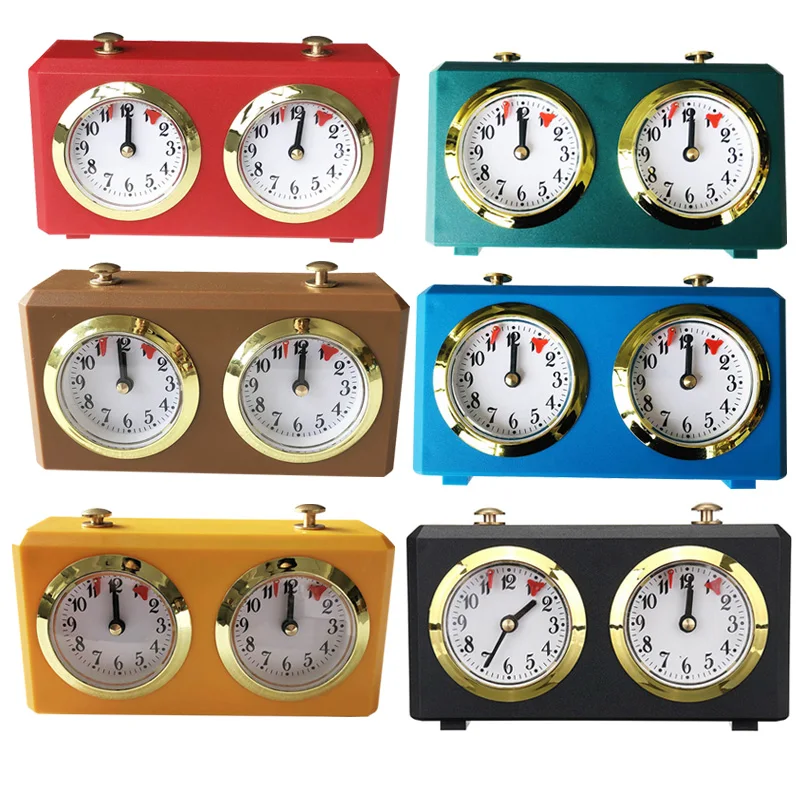 

Mechanical Analog Chess Garde Chess Clock Count Up Down Clock Mechanical Chess Clocks C66 Chess Games Dropshiping/Fast Delivery