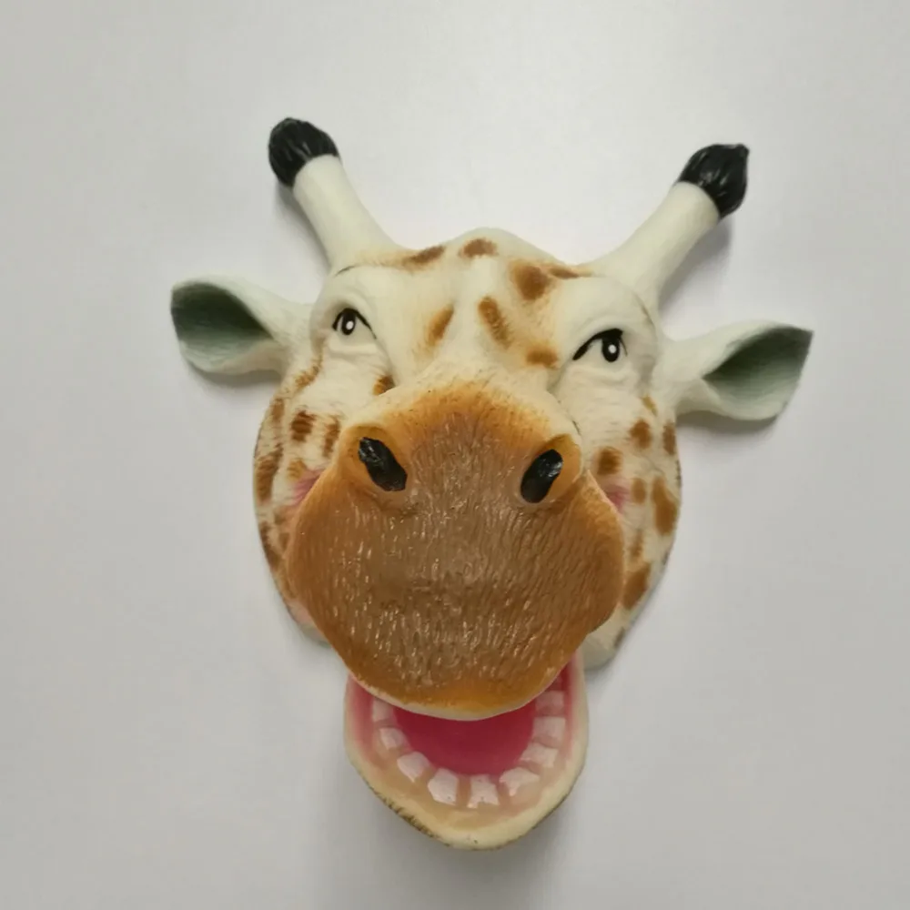 

Giraffe Head Hand Puppet Creative Funny Interaction for Baby Infant Newborn