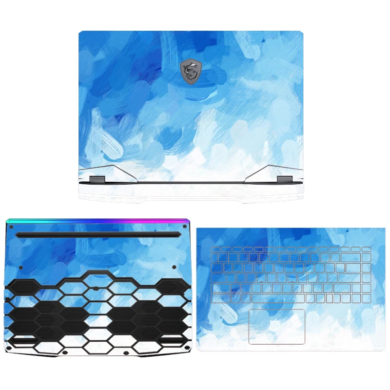 Наклейка для ноутбука MSI GF66 2021 GE66 GP76 GF76 GE76 GL76 окрашенная ПВХ Виниловая наклейка s