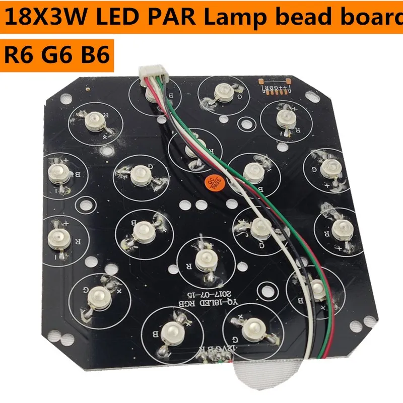 

RGB 18X3W led PAR лампа сценическое освещение специальная лампа шариковая доска