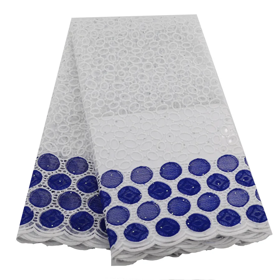 

White African Lace Fabric High Quality French Tulle Lace Fabric Gold Wedding Dress Nigerian Lace Fabric Stones 5 Yards Sewing