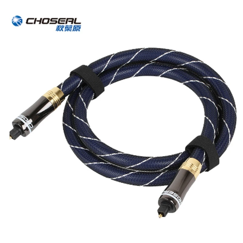 Цифровой оптический аудиокабель CHOSEAL Toslink SPDIF коаксиальный кабель для звуковой