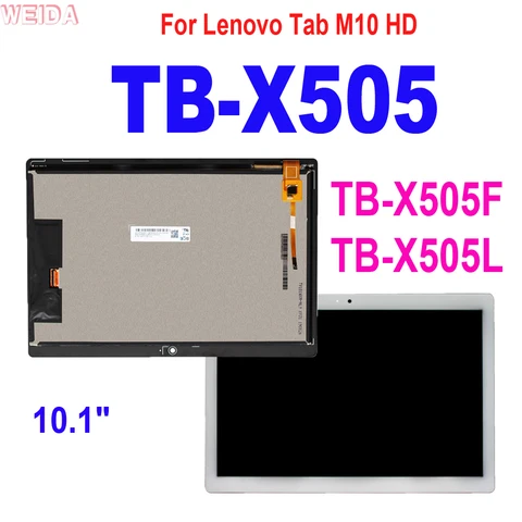 10,1 ”для Lenovo Tab M10 HD TB-X505 X505F TB-X505L X505, ЖК-дисплей, сенсорный экран, дигитайзер в сборе для быстрой замены ЖК-дисплея