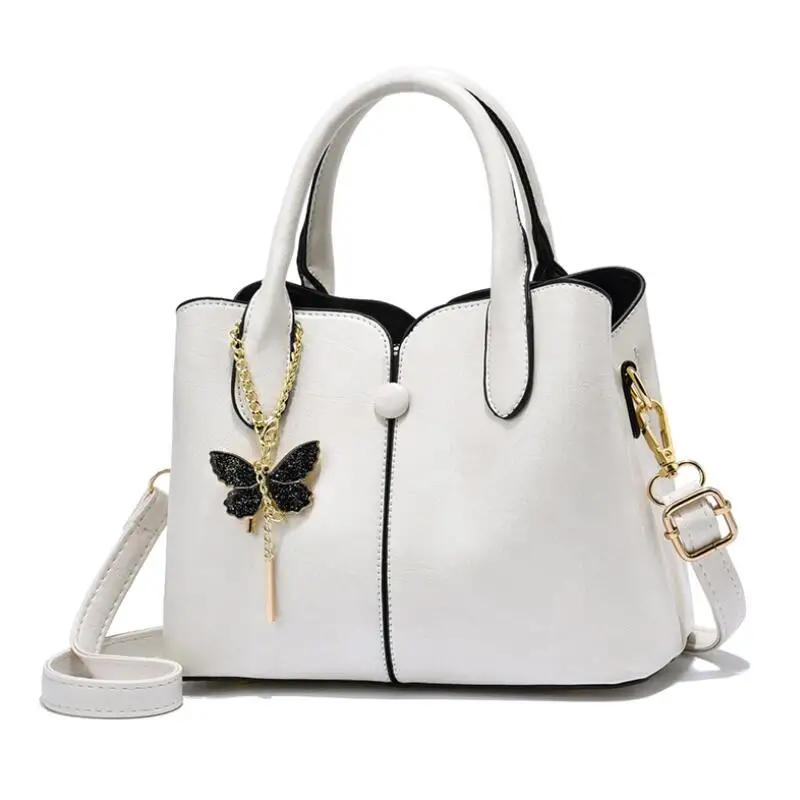 

2021 Autumn Winter New Fashion Bow Pendant Female Bag Women's Shoulder Bag Lady Messenger Handbag Portable Small Square Bag