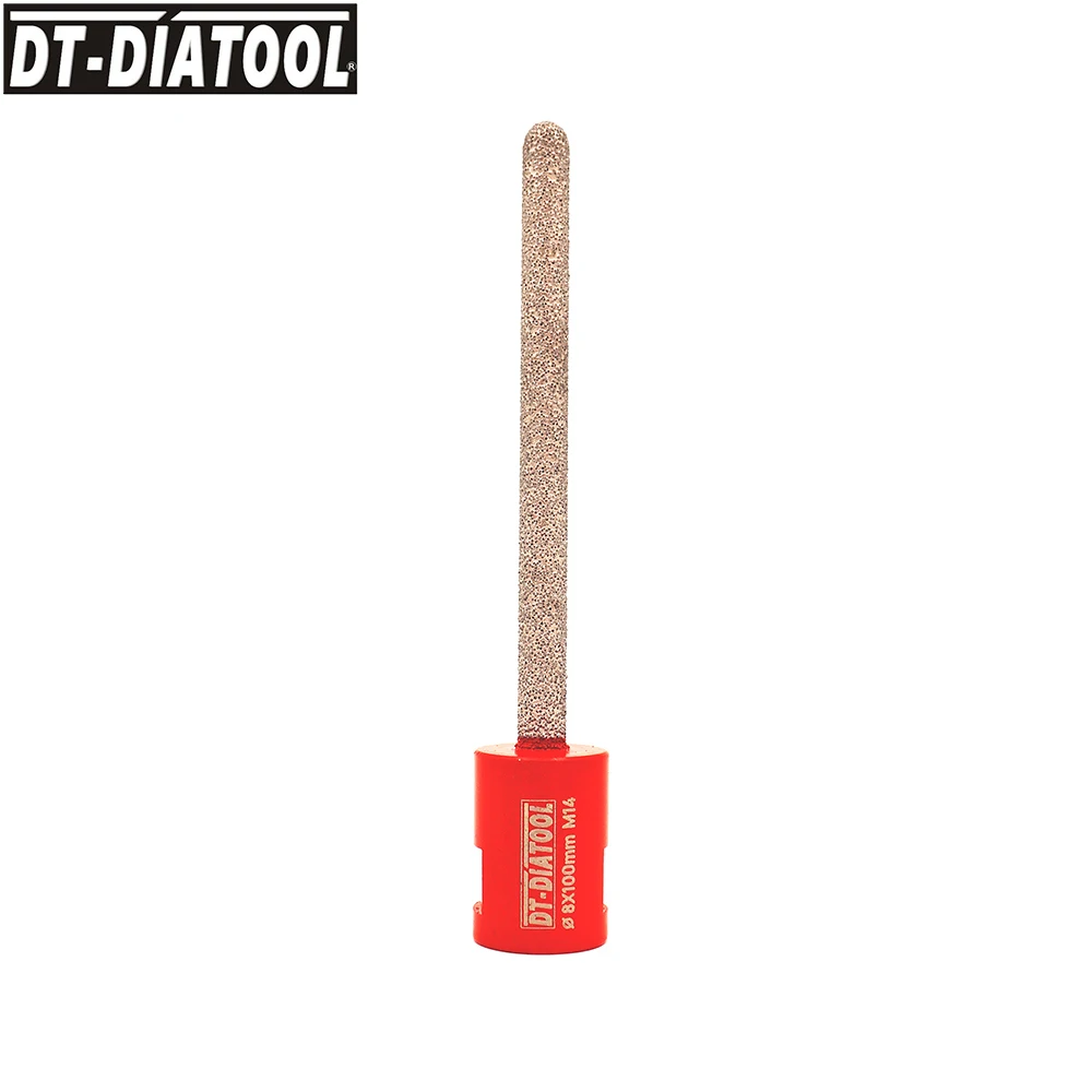 

1pc Diamond Mortar Raking Coarse Miling Bits For Mortar Raking Brick Removal Vacuum Brazed Removal Finger Bits Dia 8x100mm M14