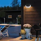 Солнечная лампа с пассивным инфракрасным датчиком движения, светодиодный светильник на солнечной батарее, светильник личный настенный уличный Декор