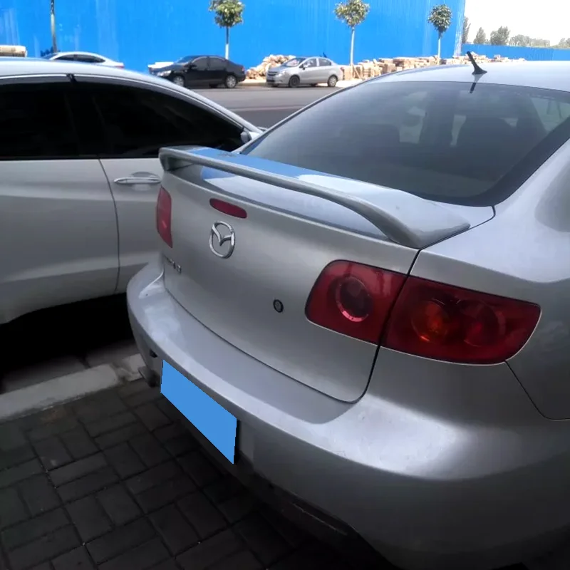 

For Mazda 3 Spoiler 2006 2007 2008 2009 2010-2013 Mazda3 Sedan Spoiler ABS plastic Material Car Rear Wing Color Rear Spoiler