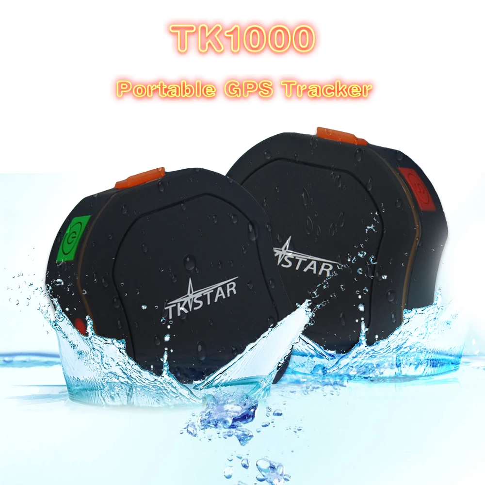 Водонепроницаемый IP68 Персональный gps трекер мини TK1000 180 часов в режиме ожидания