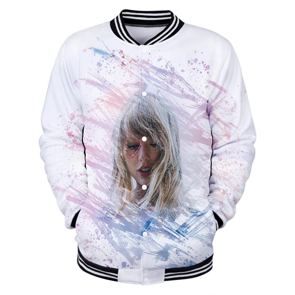 Женская/мужская бейсбольная куртка Супер популярная Taylor 3D принт спортивная