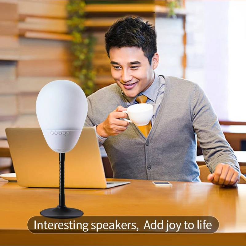 

Seven Color Lights to Tap T6 Bluetooth Entertainment Funny Speaker Portable Powerful High BoomBox Outdoor Bass With HIFI LED