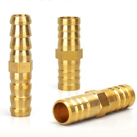brass connector pneumatic connector trachea water pipe fittings pagoda straight through two way docking 681012mm hose connect