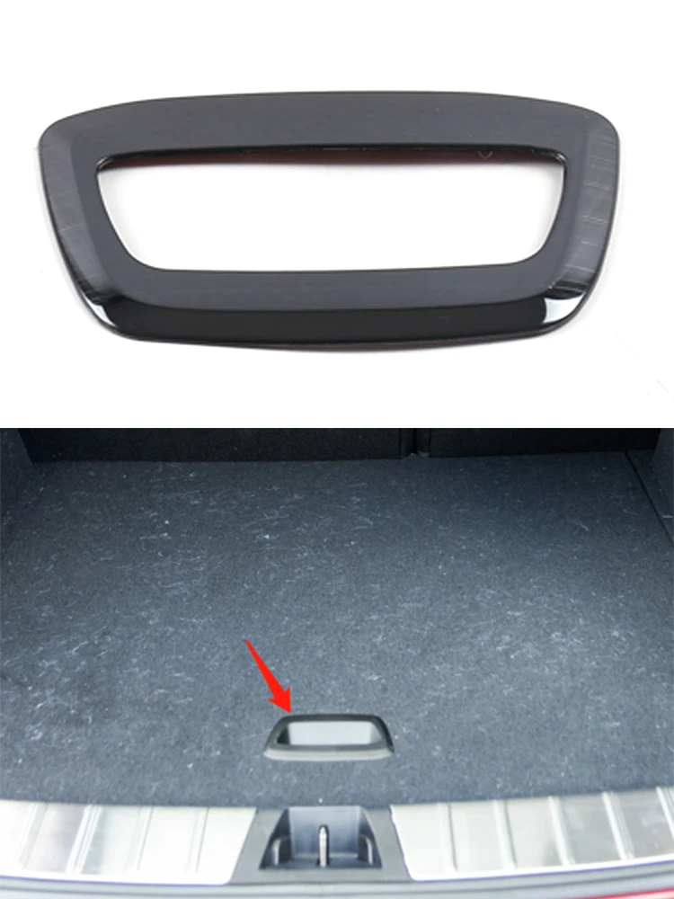 

For Geely Coolray SX11 2018 2019 2020 Rear Trunk Tailgate Spare Tire Trim Cover Decoration Frame Stainless Steel Accessories