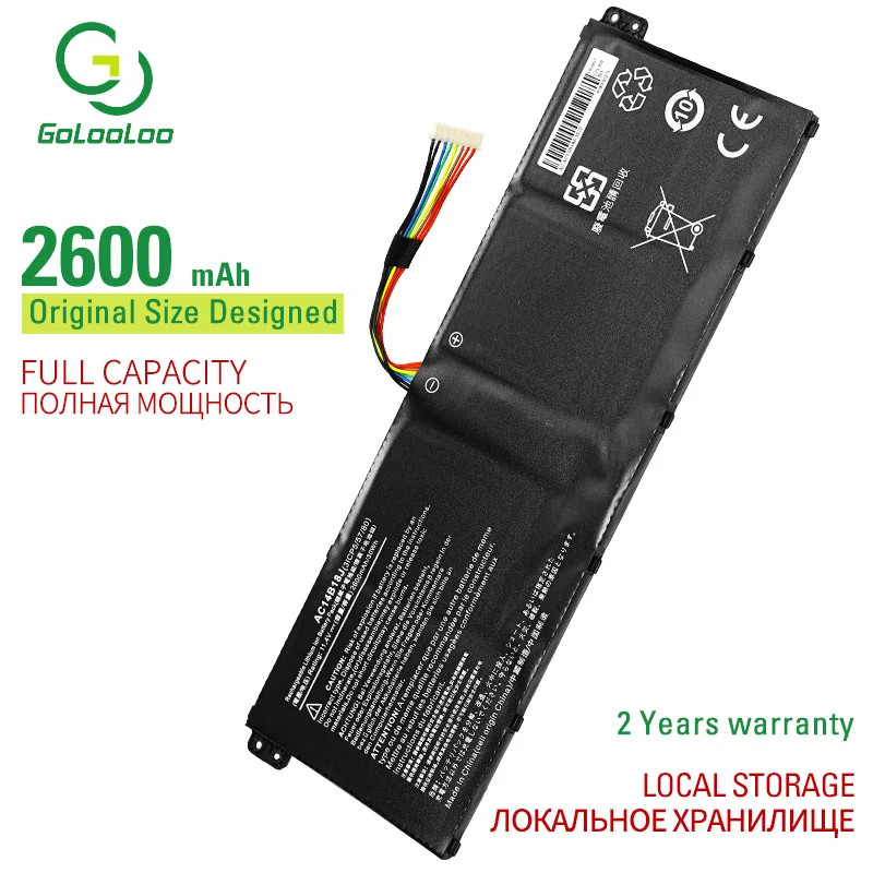 Golooloo 11 4 v 2600mAh для Acer Para Aspire ES1-711-C089 Chromebook 13 C810-T7ZT ES1-711-C0E5 | Компьютеры и офис