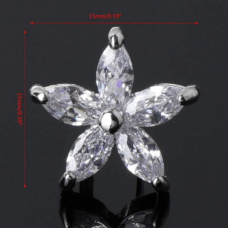 1Pc Rhinestone Shoes Clip Ornament Decoration Bridal Wedding Flower Charm Metal