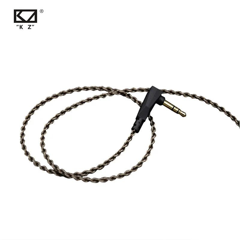 Улучшенный кабель KZ ZS3/ZS4/ZS5/ZS6/ZSA 1 2 м бескислородная медная гарнитура с