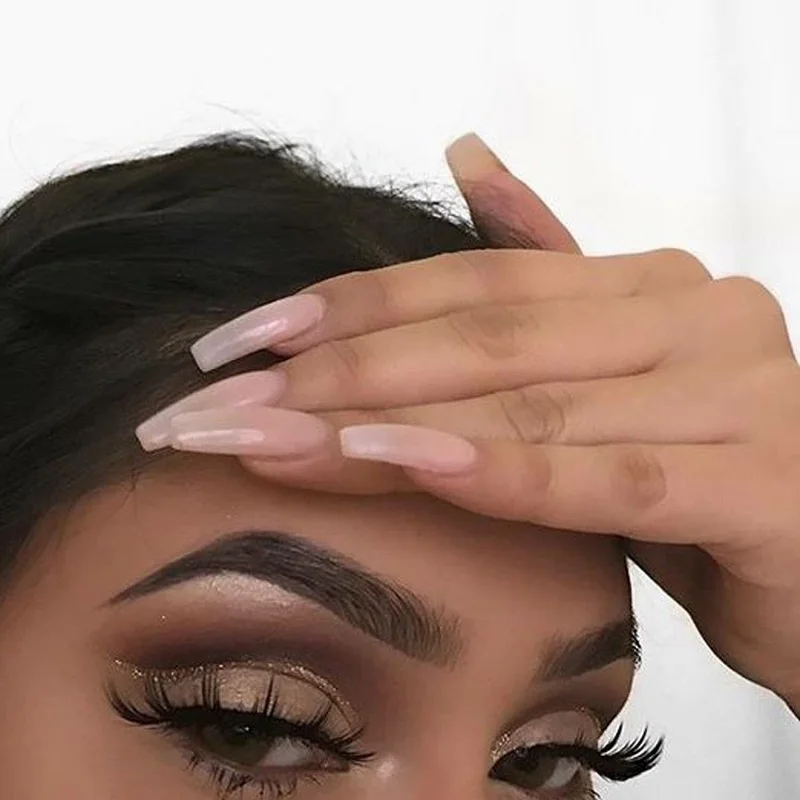 3D ресницы из норки натуральные длинные накладные ручной работы наращивание