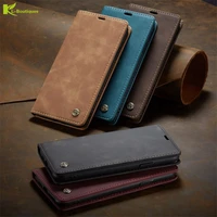 retro leather case on for iphone 11 pro x xr xs max se 2020 case purse magnetic wallet card cover for iphone 8 7 6 6s plus 5s