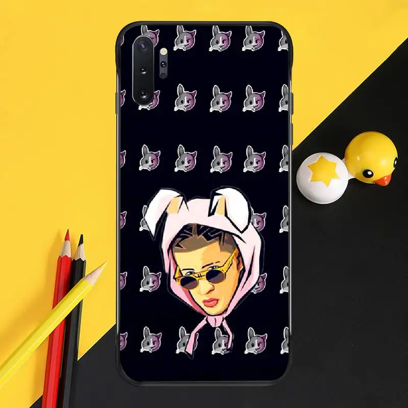 Мягкий силиконовый черный чехол для телефона PENGHUWAN Bad Bunny Maluma Ozuna POP в стиле хип-хоп