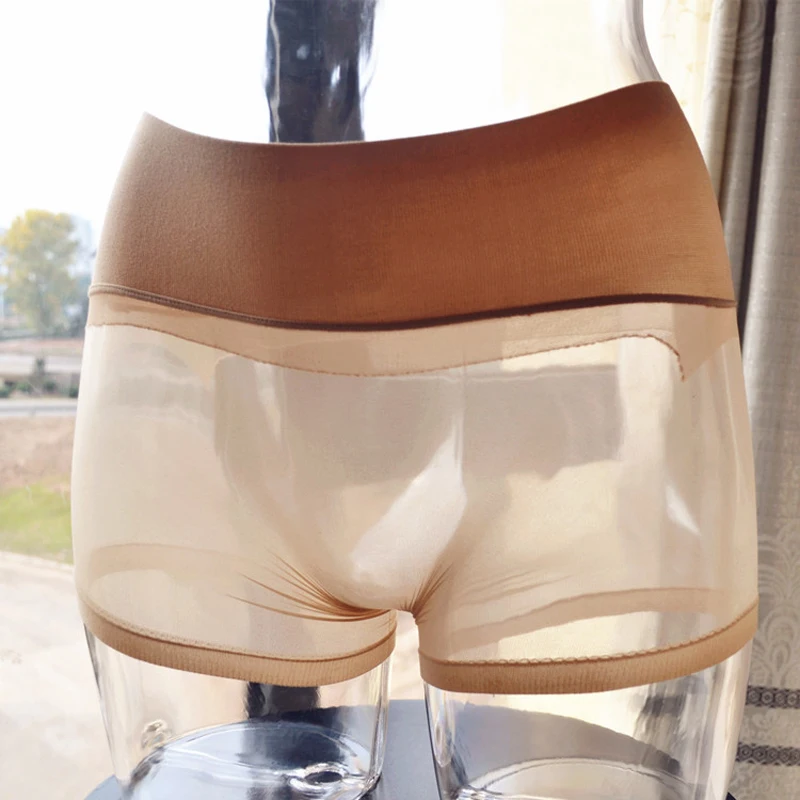 Трусики женские из нейлона прозрачные супертонкие низкая талия Бесшовные |