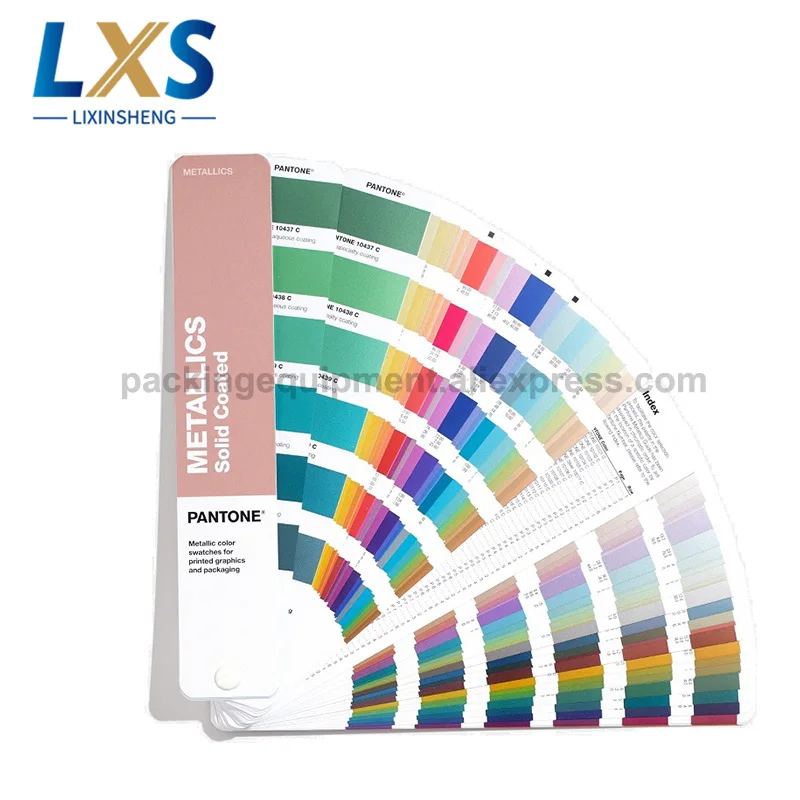 Новинка 2019 г. цветная направляющая цвета с металлическим покрытием Пантон GG1507A |