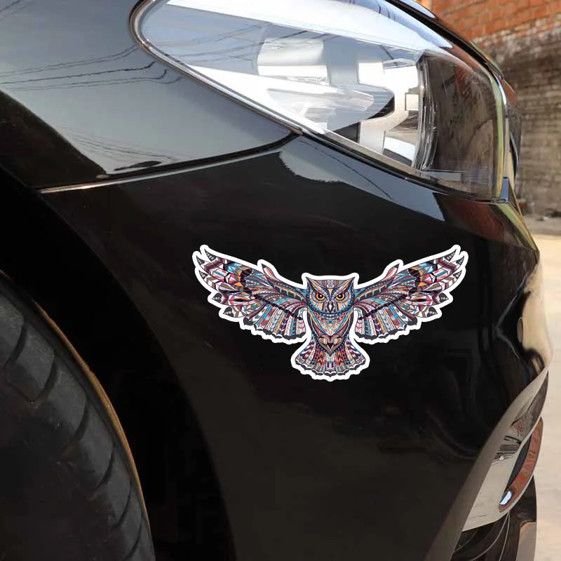 Volkrays Персонализированная наклейка на автомобиль Owl аксессуары для тотемов