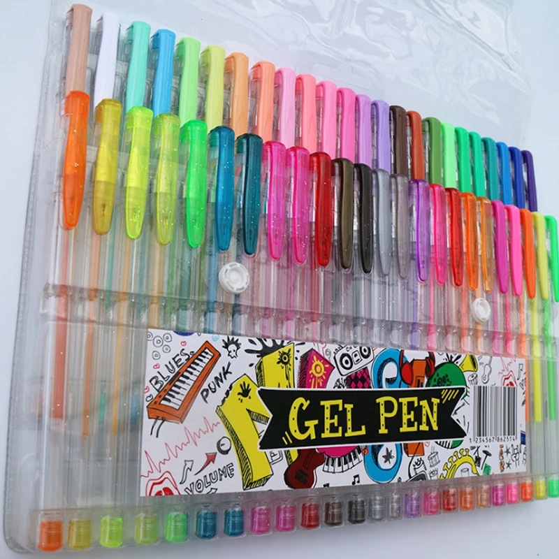 Цвет гелевая ручка набор канцелярских принадлежностей воды ручная для студентов