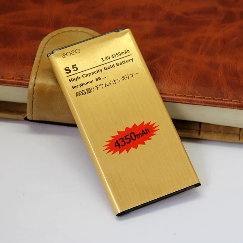 Сменный золотой аккумулятор S5 для Samsung Galaxy i9600 G9008V G9006 G900R4 золотистая батарея с