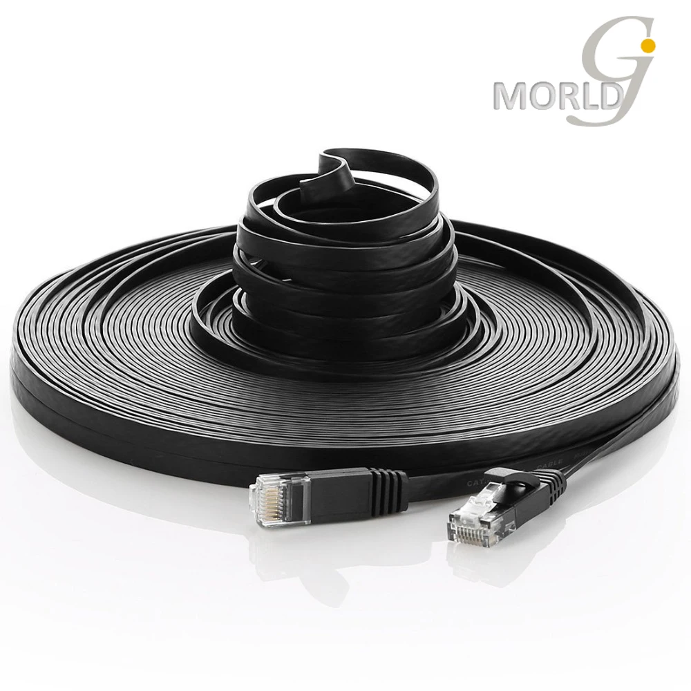 Кабельный кабель Cat6 плоский для локальной сети UTP RJ45 сетевой Соединительный шнур