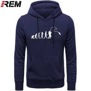 Мужская хлопковая толстовка REM Evolution, с длинным рукавом и принтом рыбака карпа, 31 цвет