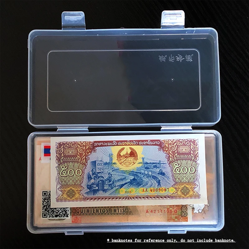 Коробка для хранения коллекционирования защитная коробка монет банкнот пустая