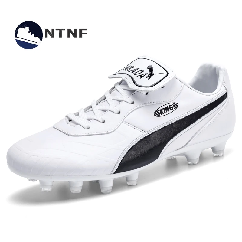 

New Football Boots Men Long Spike Soccer Shoes Kids Cleats Wear-Resisting Sport Turf Training Sneakers Botas Futbol Hombre