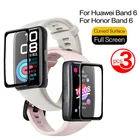 Защитное стекло для Huawei Band 6, закаленное, изогнутое, 3 шт.