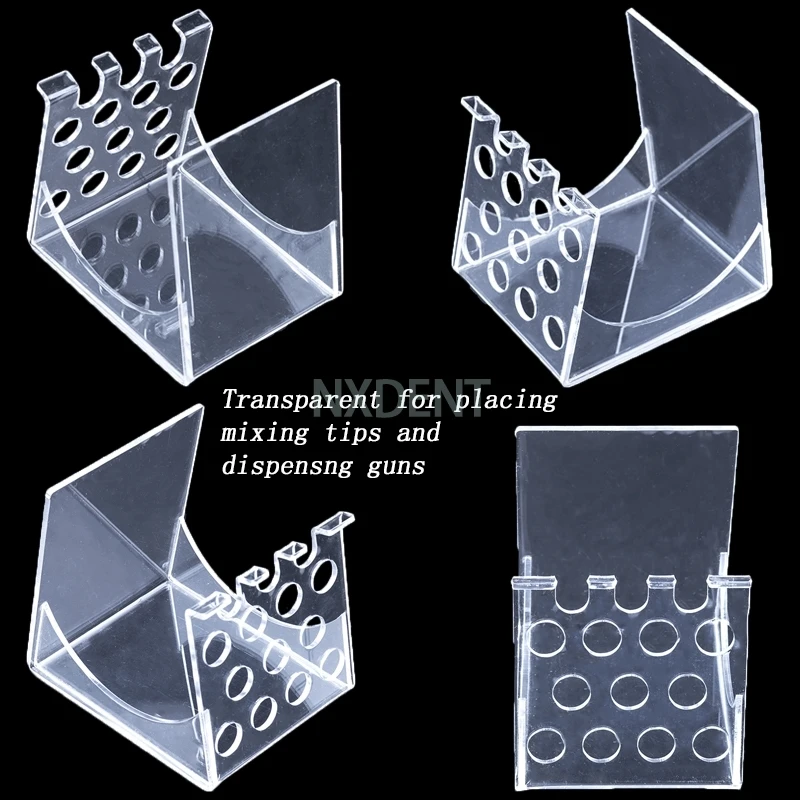 

Акриловый Органайзер для стоматологических принадлежностей, органайзер с прозрачной Клейкой Смолой, рамка в шприц для размещения стоматологии, 1 набор