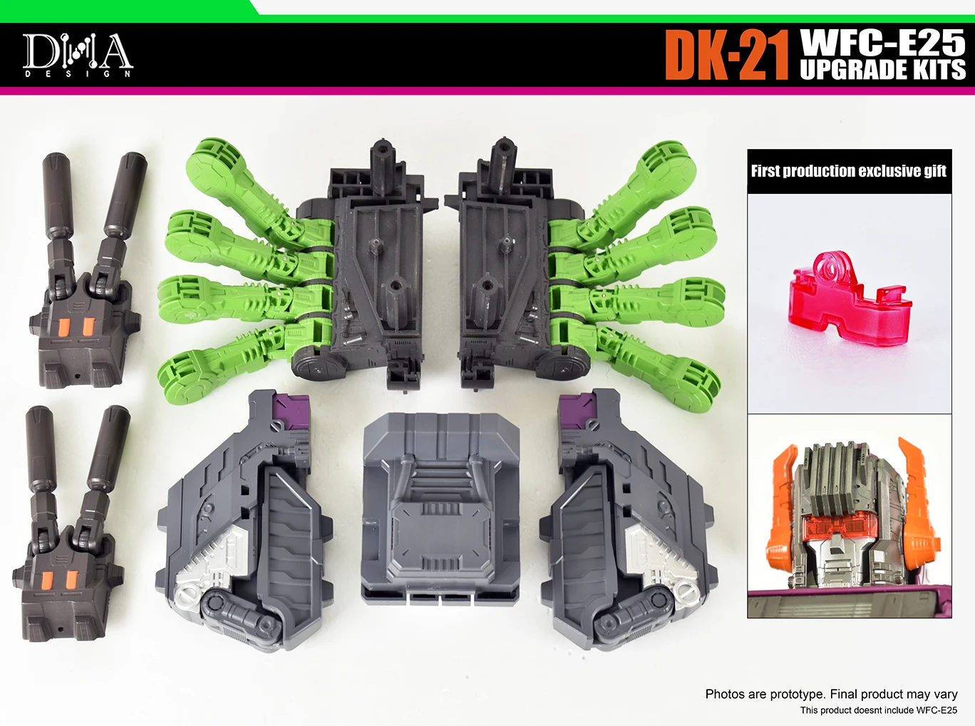 Фото Новые игрушки преобразования ДНК дизайн DK-21 WFC-E25 обновления Наборы в наличии |