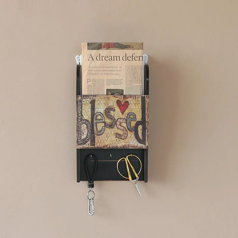 Железная деревянная Скандинавская ключевая буква многофункциональная стойка