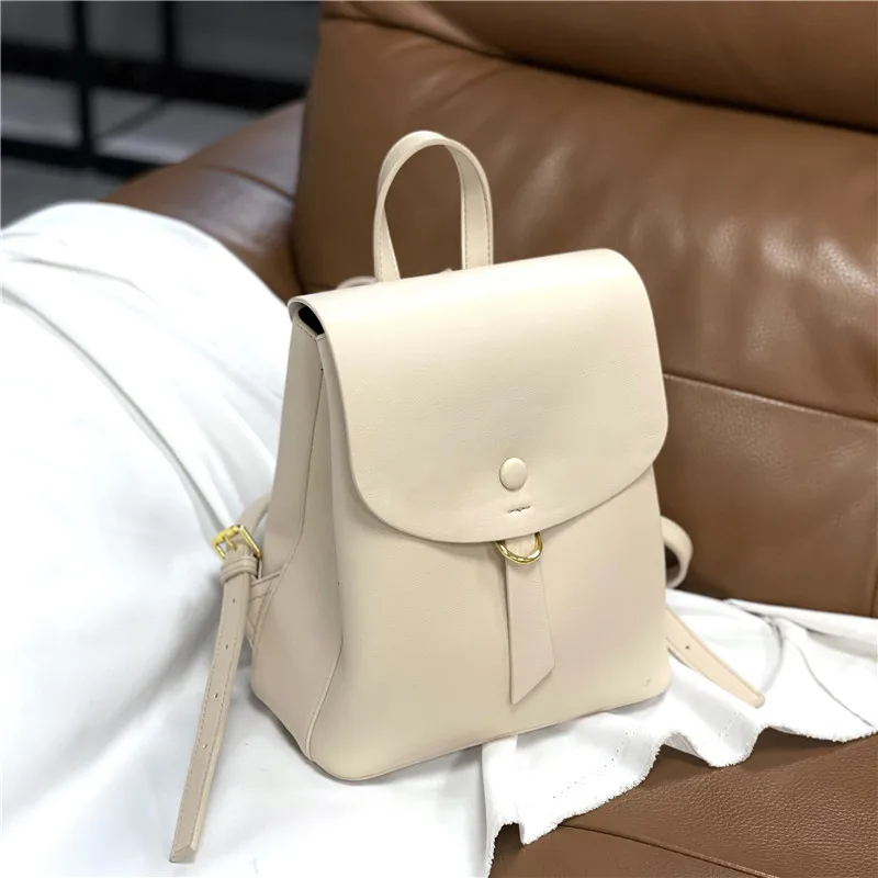 

Pure color backpack new casual bag summer simple travel backpack fashion Korean high school student school bag