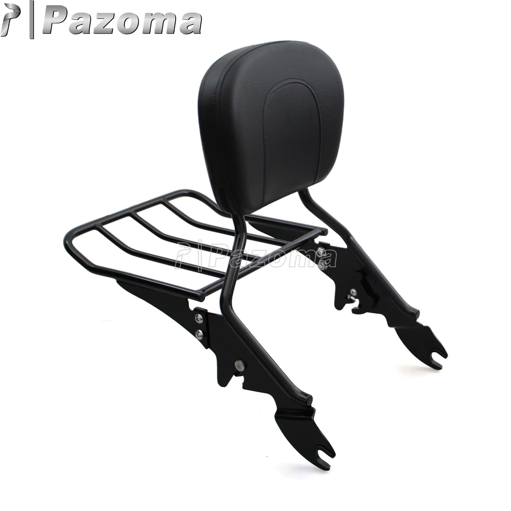 Багажная стойка для мотоцикла съемная сиденья подушка Harley Touring Road King Street